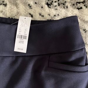 Navy Blue New York & Company Stretch bootcut pants
